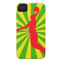 Retro basketspelare Case-Mate iPhone 4 case