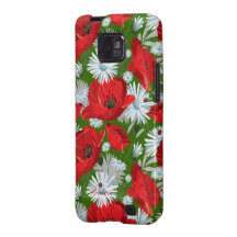 Retro blommaSamsung Fodral-Kompis fodral Galaxy S2 Skydd
