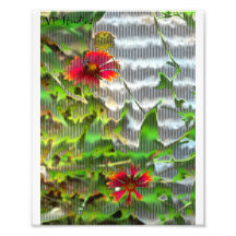 retro blommor foto