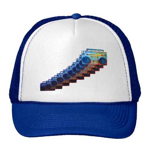 Retro Boomboxes hatt Trucker Keps