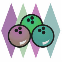 retro bowlingklotdesign photo cutouts