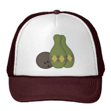 Retro bowlinguppsättning trucker keps