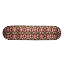 Retro broderiskateboard