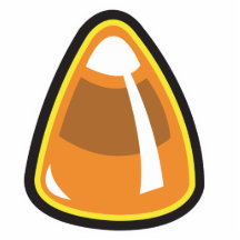 retro candy corn cut outs