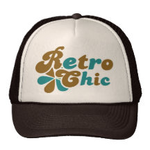 Retro chick70-talkvinnor mesh kepsar