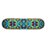 Retro däck för Skateboard för Kaleidoscopefärgpop
