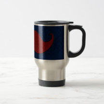 Retro DenimmustaschMoustache Stache Kaffe Koppar