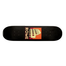 retro Europa för den rome italiencoliseumen vintag Skate Board Deck
