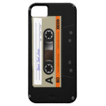 Retro för MixTape för ljudsignalkassett fodral rol iPhone 5 Skydd