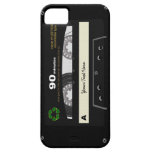 Retro för MixTape för ljudsignalkassett fodral rol iPhone 5 Case-Mate Cases