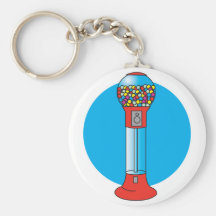 retro gumballmaskin nyckel ringar