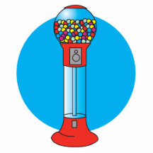 retro gumballmaskin photo sculpture