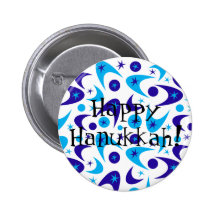 Retro Hanukkah bumerang Knapp Med Nål