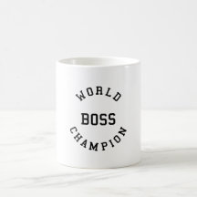 Retro kalla gåvor för chefer: Världsmästarechef Kaffe Kopp