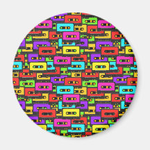Retro-Kassetten-Design Magnete