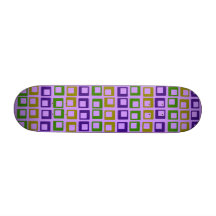 Retro kvadrerar mauve för 70-talmotelltapet skateboards