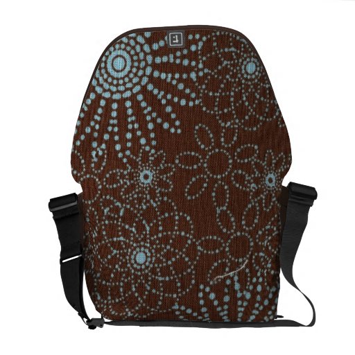 Retro messenger bag för Rickshaw för 70-talfärgtry