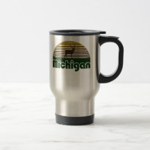 Retro Michigan hjort Kaffe Kopp