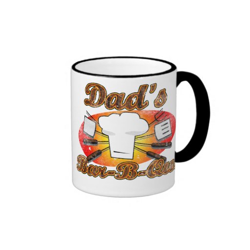 Retro middag, pappa Pub-b-Que Kaffe Kopp