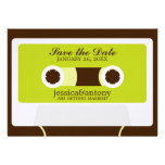 Retro Mixtape bröllop spara datum Inbjudan