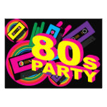 Retro musikbakgrund kort för inbjudningar