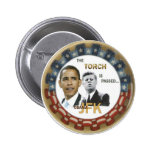 Retro Obama/JFK knäppas Knapp