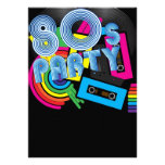Retro party 80 personliga inbjudan