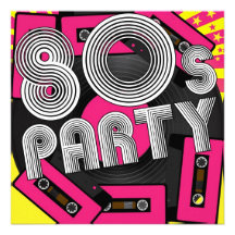 Retro partybakgrund tillkännagivande