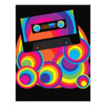 Retro partydesign anpassningsbara inbjudningskort