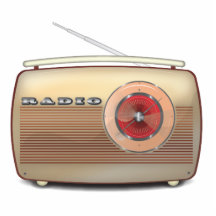 Retro radiosände klassikern photo sculpture