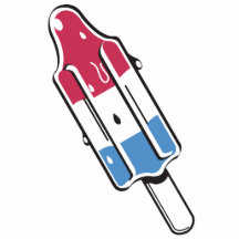 retro raketispop photo cutout