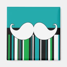 Retro randar för HandlebarmustaschMoustache Kylskåps Magneter