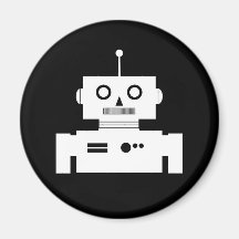 Retro robotShapemagnet Magnet För Kylskåp