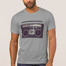 Retro skjorta för 80-talBoombox bergsprängare Tröja