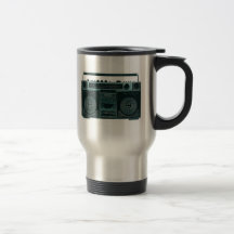 retro stereo- travel mug muggar
