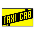 retro taxicab visitkort mallar