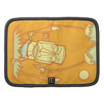 Retro Tiki Witchdoctor rickshaw folios