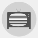 Retro TVklistermärkear