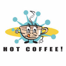 retro varm kaffedesign photo cutout
