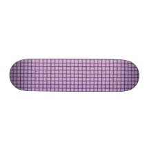 Retro vävt mönster i violet- och gråttlutning skate board