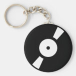 retro vinly rekord nyckel ring