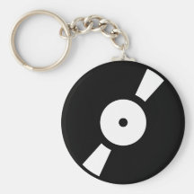 retro vinly rekord nyckel ring