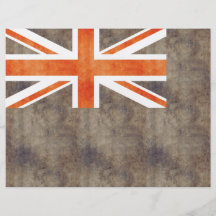 Retro Vintage Anguilla Flag Flyers