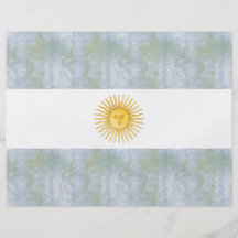 Retro Vintage Argentina Flag Flyers
