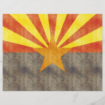 Retro Vintage Arizona Flag Flyers