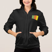 Retro Vintage Cameroon Flag Jackets