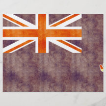 Retro Vintage Cayman Islands Flag Personalized Flyer