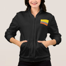 Retro Vintage Colombia Flag Tshirt