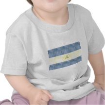 Retro Vintage Nicaragua Flag Tees