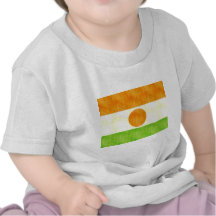 Retro Vintage Niger Flag Tee Shirt
